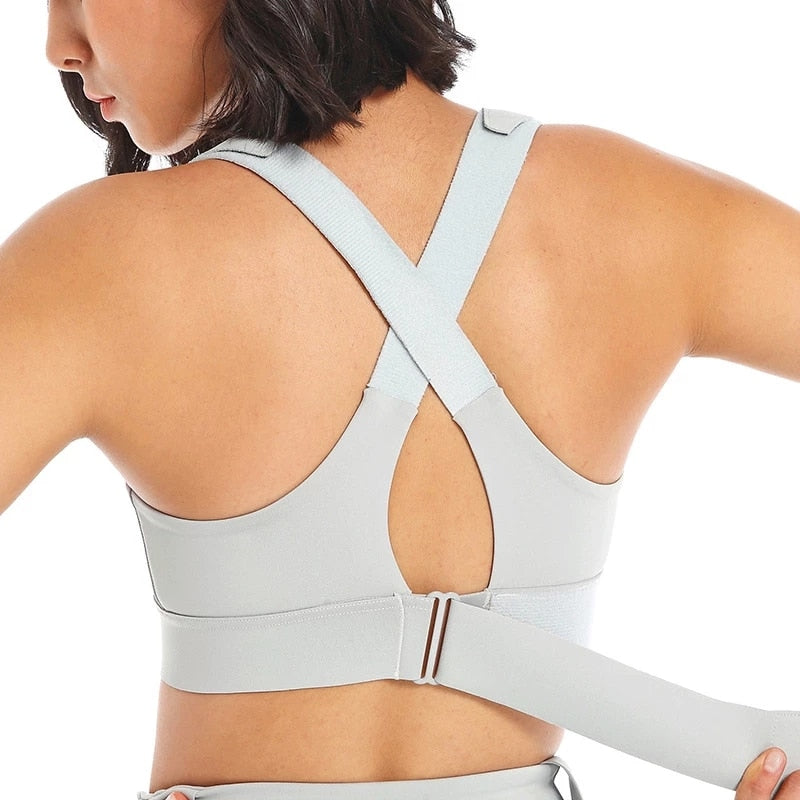 ZipEase™ - Anti-Bounce Sports Bra With Zipper