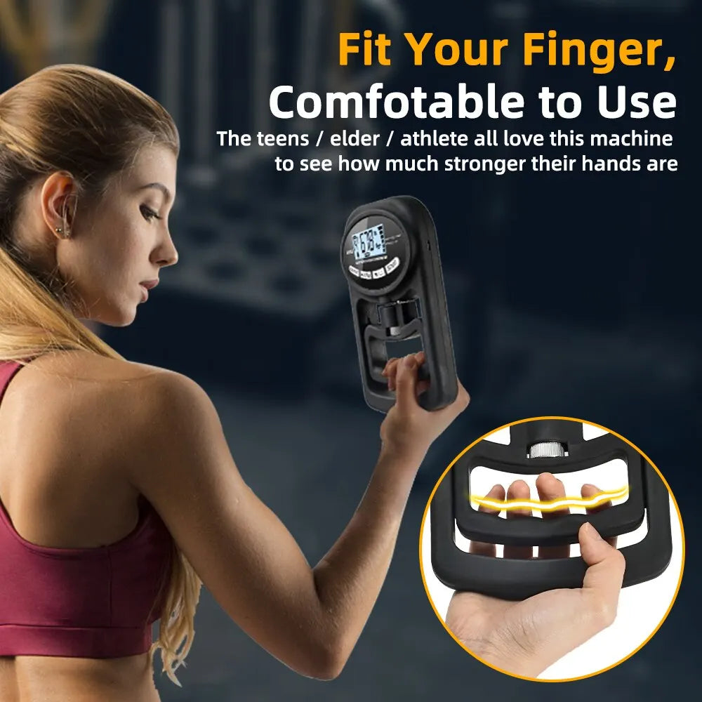 GripGod™ - Digital 120kg Resistance Grip Strengthener