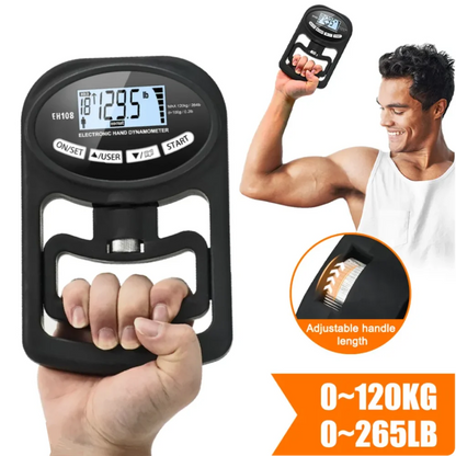 GripGod™ - Digital 120kg Resistance Grip Strengthener