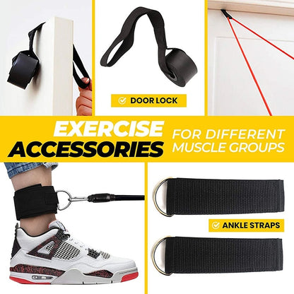 11Pcs Fitness Resistance Bands